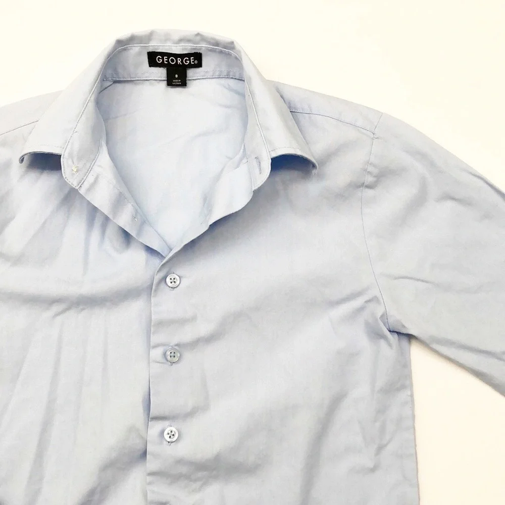 George light blue buttoned down shirt for boys